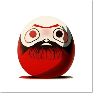 Daruma Doll  No. 1: The Japanese Doll For Good Fortune Posters and Art